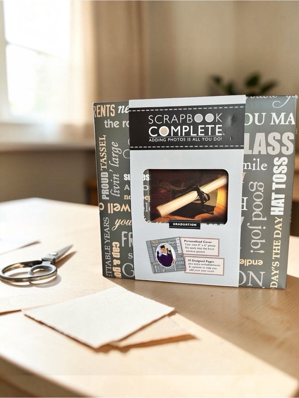 C.R. Gibson Tapestry Complete Graduation Scrapbook for Capturing Memories (New)